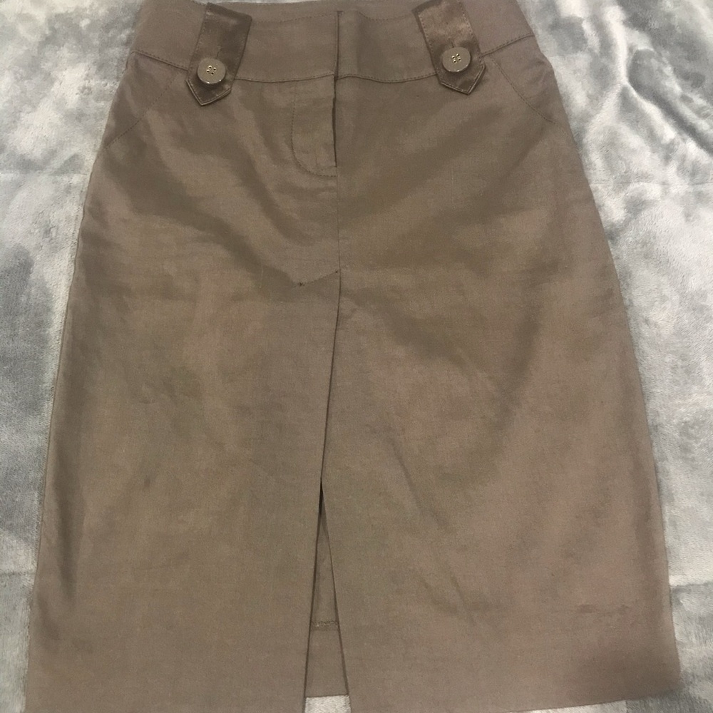Bebe Brown skirt